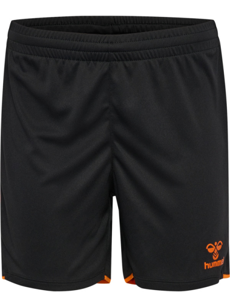 Damen Hummel Core 2.0 Shorts BLACK/ ORANGE TIGER