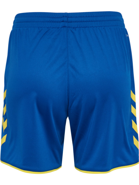 Damen Hummel Core 2.0 Shorts TRUE BLUE/ BLAZING YELLOW