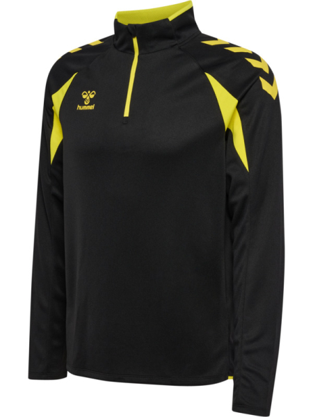 Hummel Core 2.0 Half Zip BLACK/BLAZING YELLOW