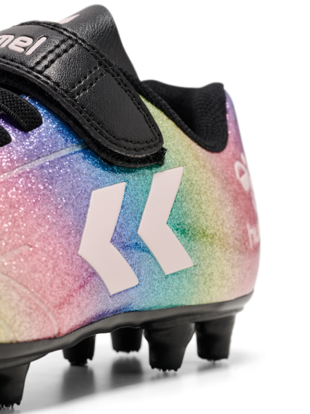 Kinder Fußballschuhe Klett - Hummel Top Star FG Pink-A-Boo