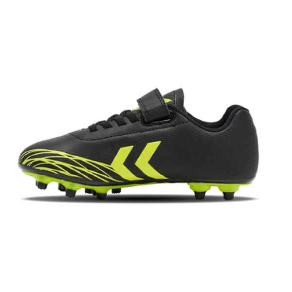 Hummel Top Star FG Black Yellow - Kinder Fußballschuhe Klett