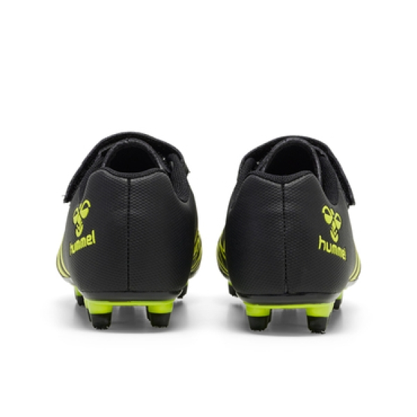 Hummel Top Star FG Black Yellow - Kinder Fußballschuhe Klett