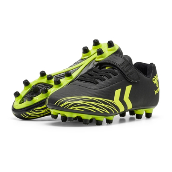 Hummel Top Star FG Black Yellow - Kinder Fußballschuhe Klett