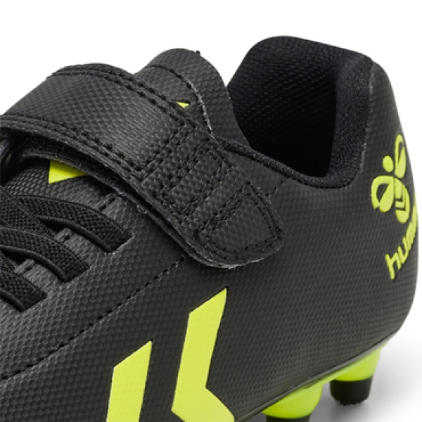 Hummel Top Star FG Black Yellow - Kinder Fußballschuhe Klett