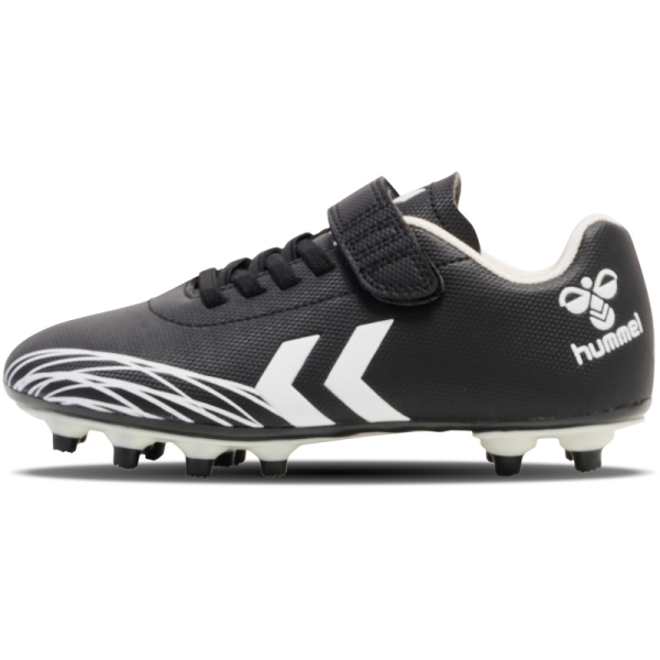 Hummel Top Star FG Black White - Kinder Fußballschuhe Klett