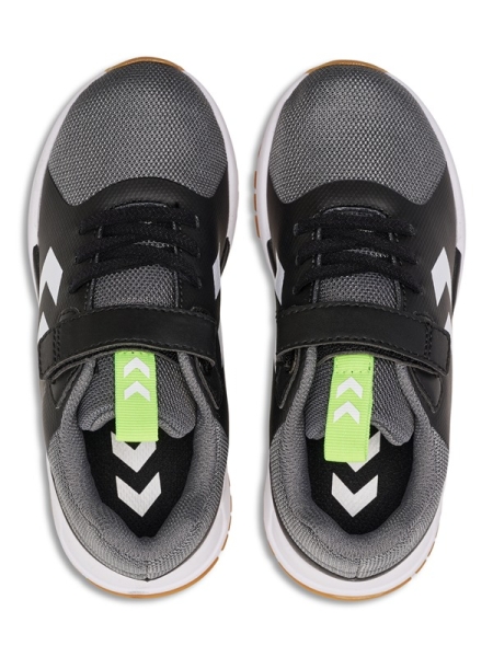 Hummel Omni1 JR - Hallensportschuhe mit Klett - Schwarz