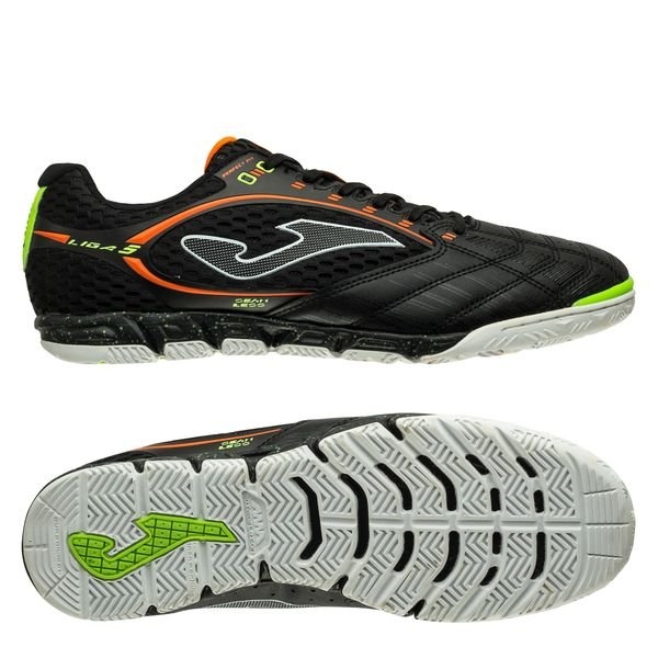 Joma Liga 5 - 2201 - Hallensportschuhe - Schwarz/Orange