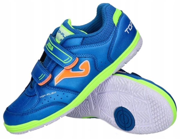 Joma Top Flex JR 2104 Blau Junior - Kinder Hallensportschuhe