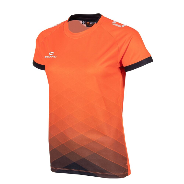 Damen Stanno Altius Trikot – Orange-Schwarz