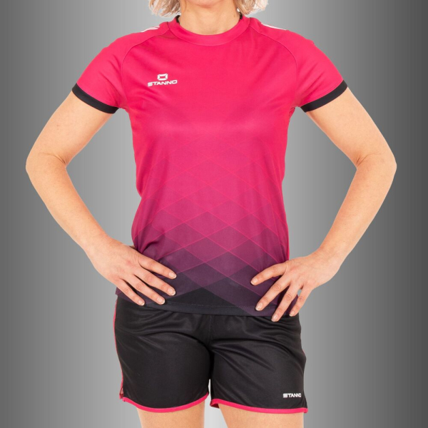 Damen Stanno Altius Trikot – Pink-Schwarz