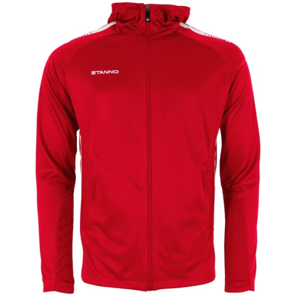 Kinder Kapuzenjacke Stanno First Rot