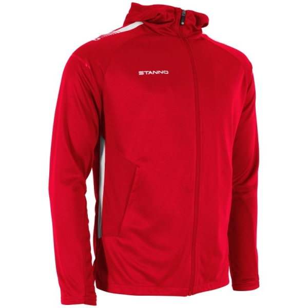 Kinder Kapuzenjacke Stanno First Rot