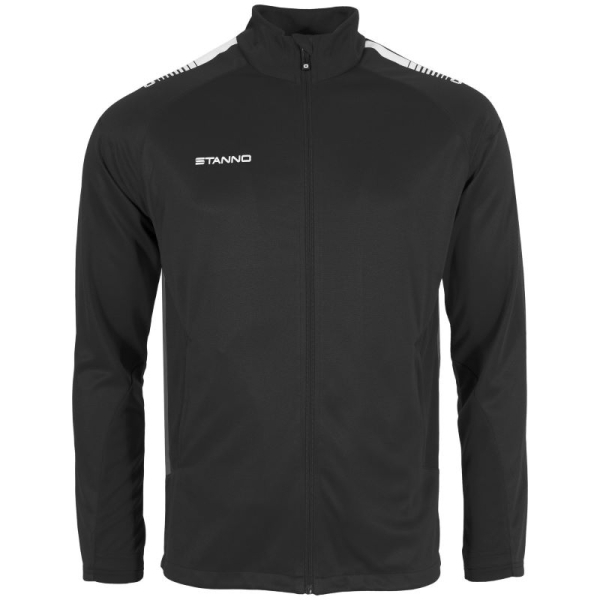 Herren Trainingsjacke Stanno First Schwarz/Weiß