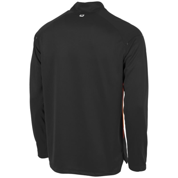 Kinder Trainingssweat Stanno First Zip Top Schwarz/Orange