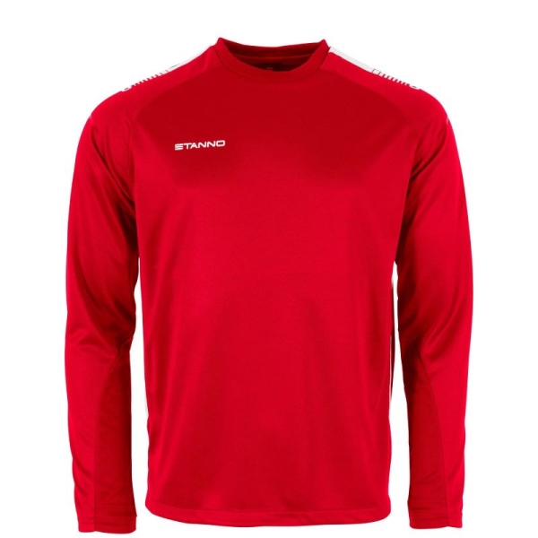 Stanno First Rundhals Sweatshirt Rot