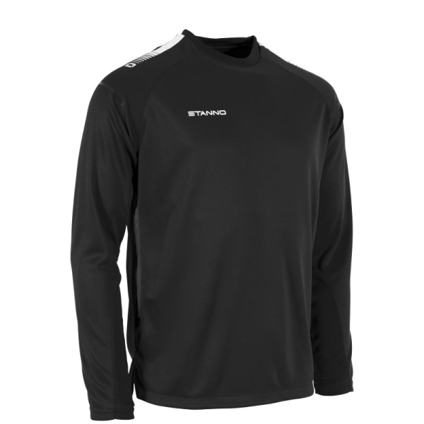 Stanno First Rundhals Sweatshirt Schwarz