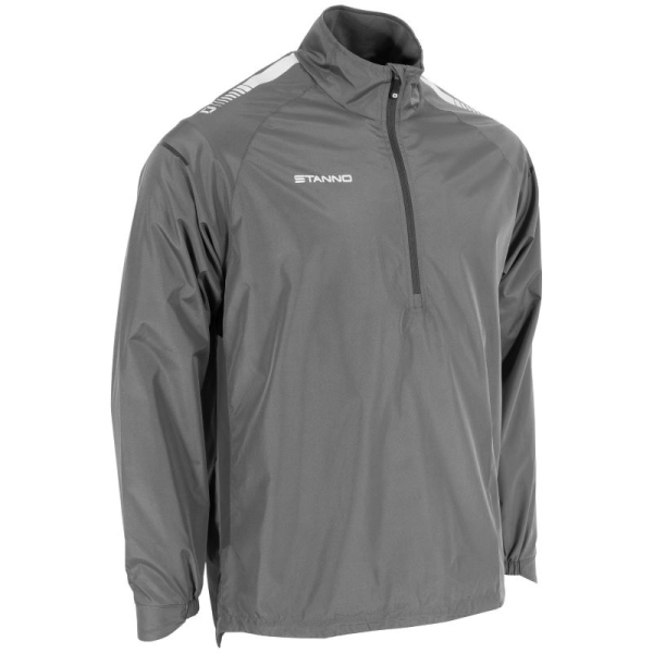 Windbreaker Stanno First Half Zip Grau