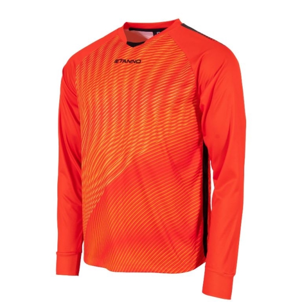 Kinder Torwart Trikot Stanno Vortex - Orange-Schwarz