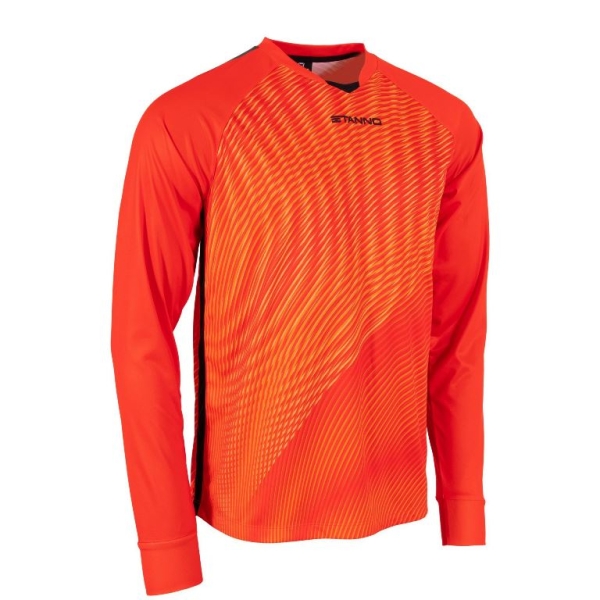 Kinder Torwart Trikot Stanno Vortex - Orange-Schwarz